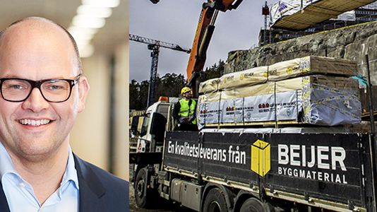 Geir Thomas Fossum, CEO på Beijer Byggmaterial.
