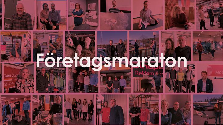 Nu är det dags för ett nytt Företagsmaraton! Under vecka 6 besöker vi cirka 100 företag som anmält att de vill ha ett besök av företrädare från Uddevalla kommun.