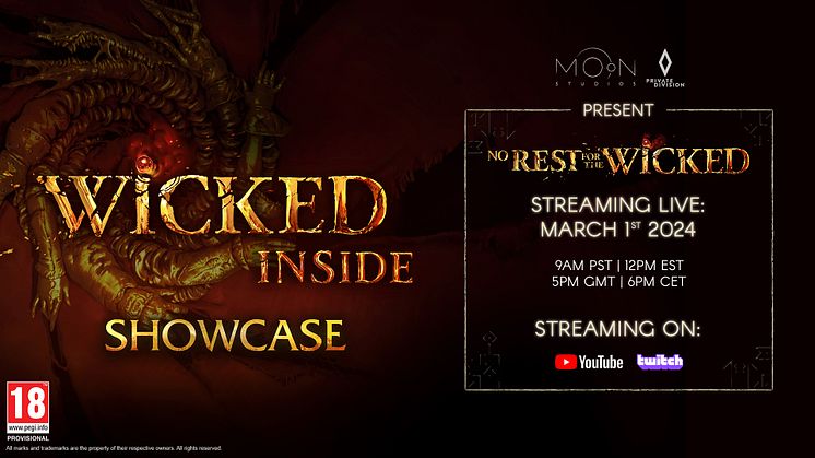 No Rest for the Wicked: Get Ready for the “Wicked Inside” Showcase & Score a Twitch Drop