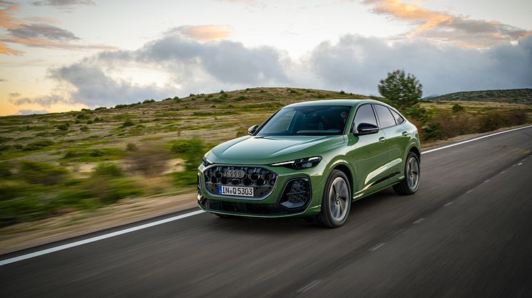 Audi Q5 Sportback (Distriktgrøn metallak)