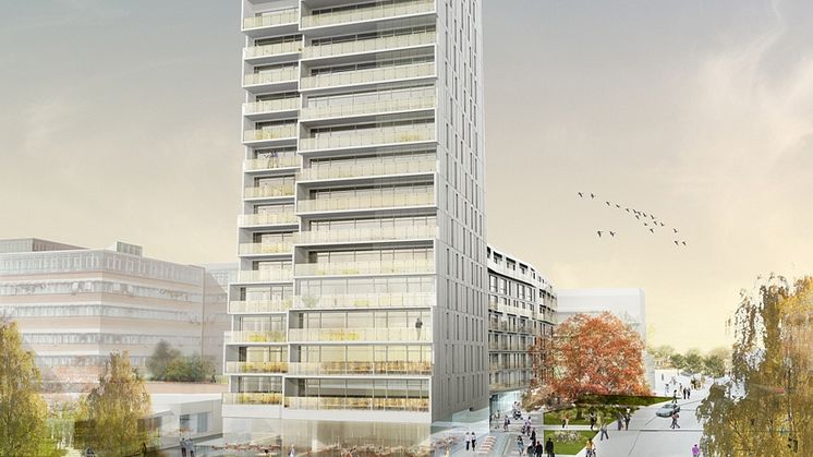 Kreativa möten och smarta lösningar ger plats åt Alviks Torn