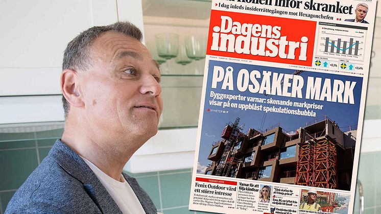 Jonas Spangenberg, VD BoKlok, i Dagens Industri