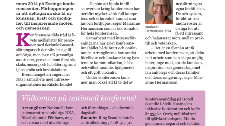 Nyhetsbrev nr 4 2013 - Flerfunktionsnedsättning