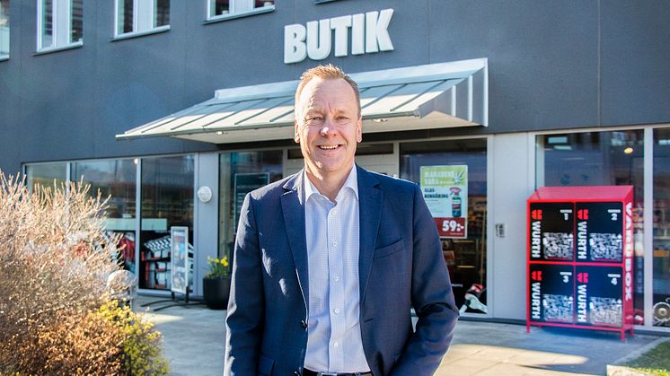 Jan Kahlin, chef butik Würth Svenska AB