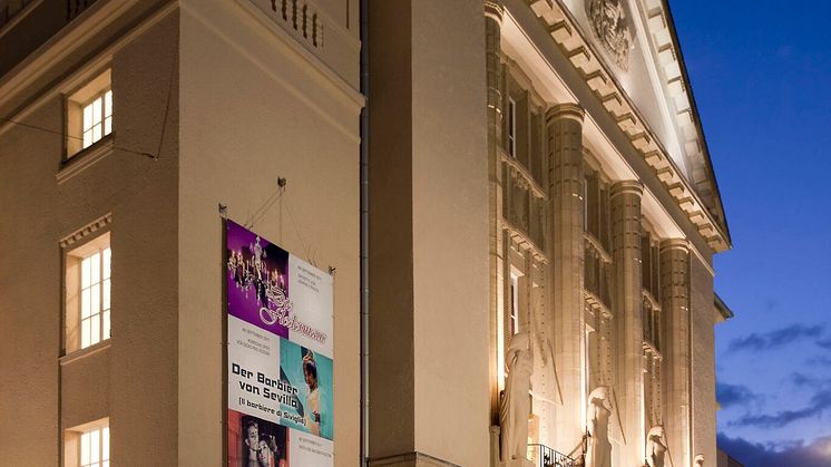 Theater Hagen bei Nacht