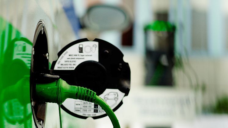 Laddning av elbil. Foto: Göteborg Energi