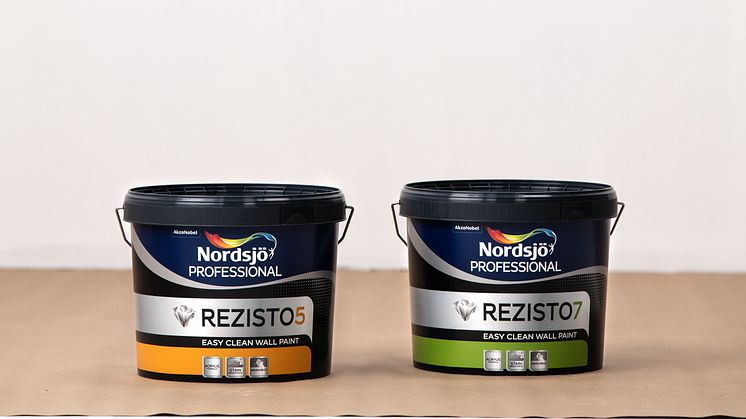 Nordsjö Professional Rezisto Easy Clean – väggfärg som är både miljömärkt och har en extra tålig yta