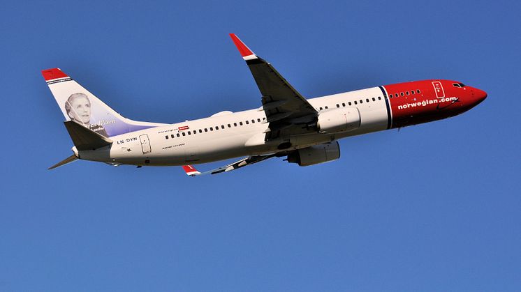 Trafikktallene for oktober: Norwegian med 95 prosent punktlighet i Norge