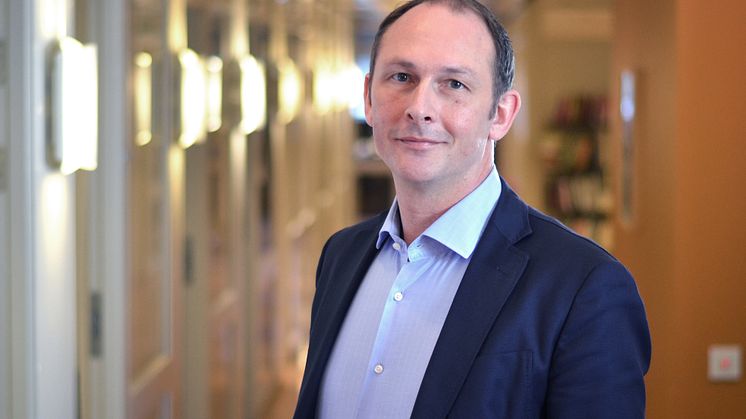 David Hindfelt, vd Nordiske Medier Stockholm AB.  Foto: Daniel Bäckdahl