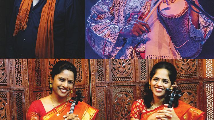Beches Indian Brew på Palladium Malmö 21 oktober. Bengt Berger, Akkarai Sisters och Doe Kushiator