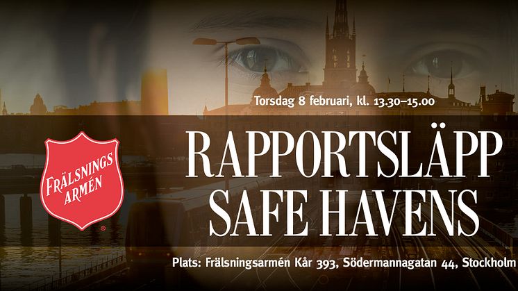 Frälsningsarmén presenterar en rapport över Safe Havens Traffickingcenters arbete och effekt för individer och samhället.