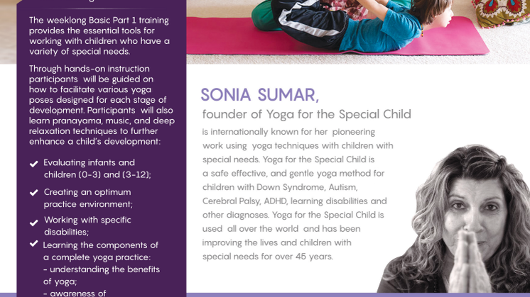Yoga for Special Child – utbildning i Stockholm