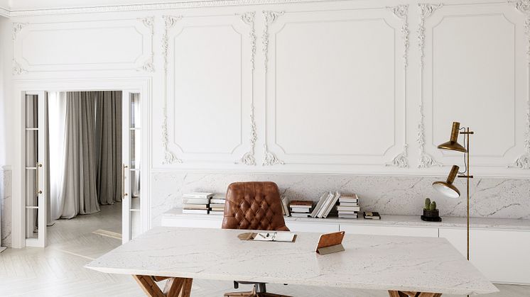 Silestone Eclectic Pearl Living Room