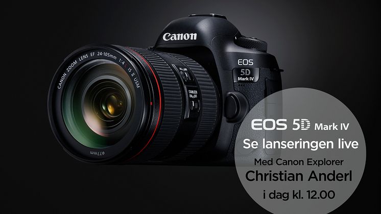 Lansering EOS 5D Mark IV