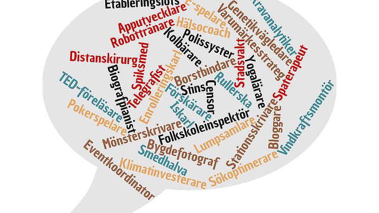 Nu startar vi insamling om nya och gamla yrken