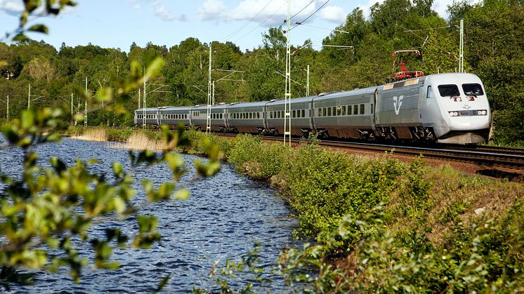 Raka järnvägsspåret från Dalsland ut i Europa under sommaren