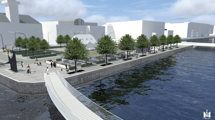 Nytt parkeringshus Bagersplats, Malmö Centraltstation - ny gångbro