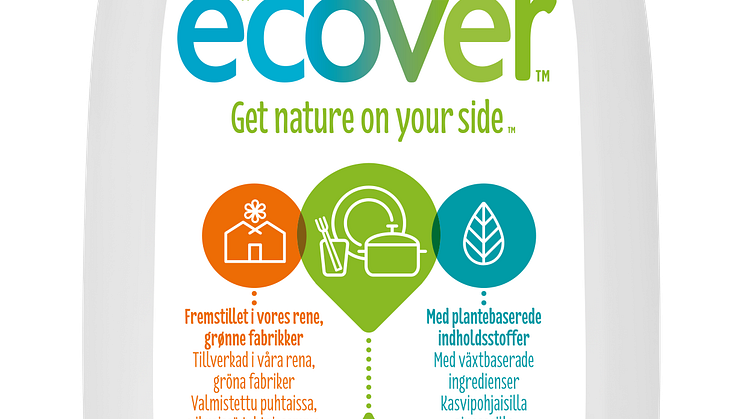 Ecover oppvaskmiddel sitron og aloe vera 500 ml