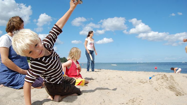 Kind am Falkensteiner Strand