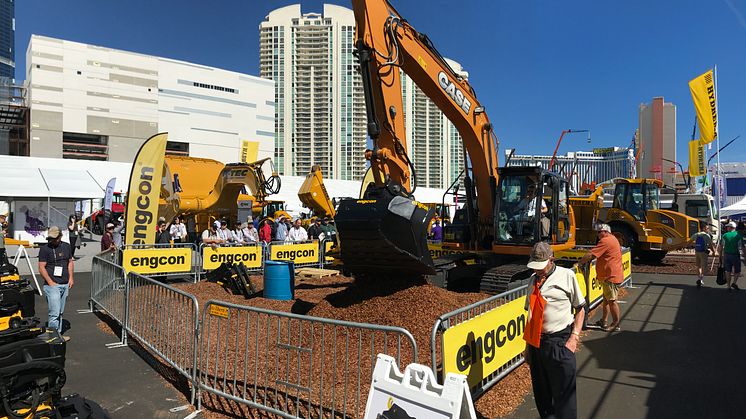 Succes for Engcon på Conexpo i Las Vegas