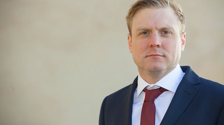 Tomas Eriksson (MP), gruppledare i Stockholms läns landsting. Fotograf: Fredrik Hjerling