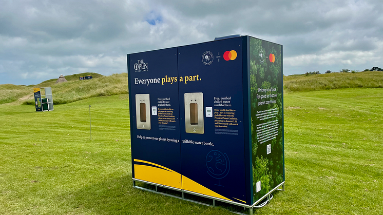 Bluewater outdoor and indoor water stations help large scale events end the need for single-use plastic bottles and keep visitors hydrated with still, chilled or sparkling water (Photo: Dave Noble)
