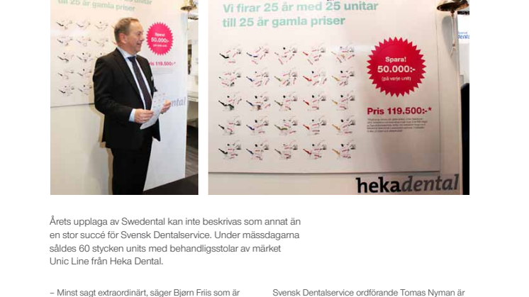 Succé! – Swedental 2012