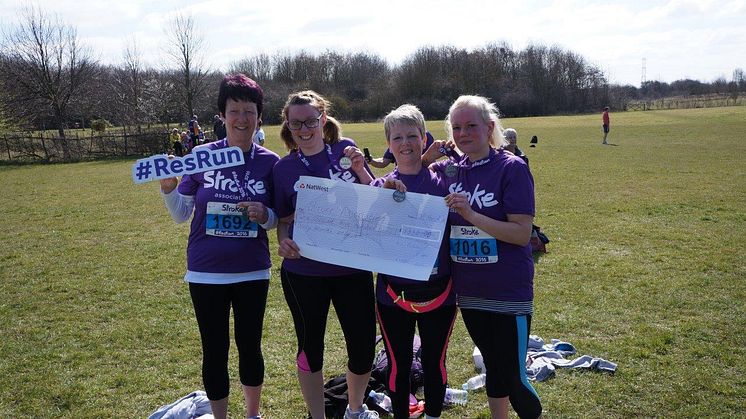 ​Nottingham runners race to fundraising success for the Stroke Association