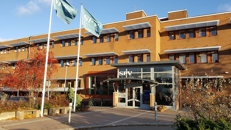 Fastigheten på Jägargatan 1 i Sundsvall kommer att bli hemvist för både SPV och DIGG. Foto: Steven Persson