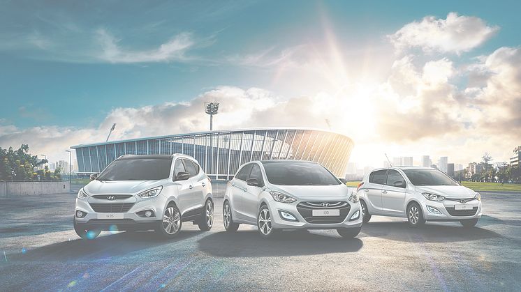 Hyundai lanserar extrautrustade bilar inför fotbolls-VM 