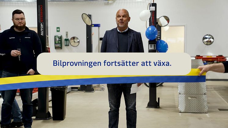 Invigning av Bilprovningen Järfälla-Jakobsberg