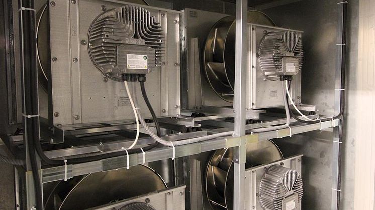 Energisnål fläktvägg förbättrade luftväxlingen i kontorshus