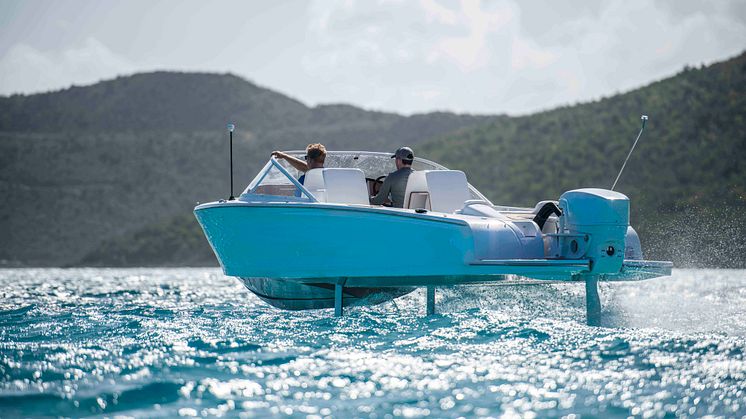 ​This electric hydrofoil is the perfect superyacht tender