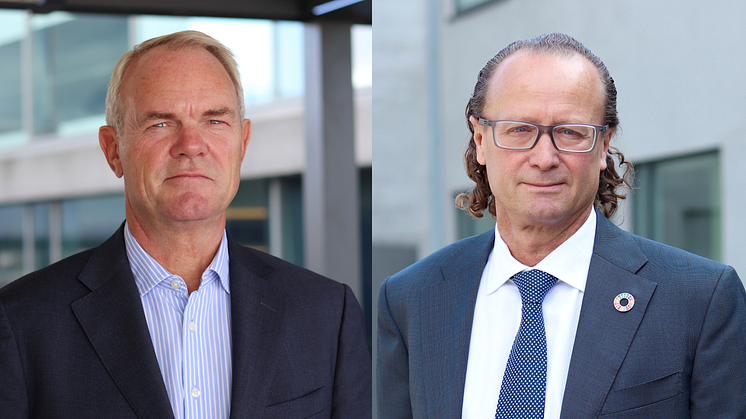 Truls Nergaard, Head of Nordic Real Estate, Storebrand Asset Management & Jan Erik Saugestad, CEO Storebrand Asset Management.