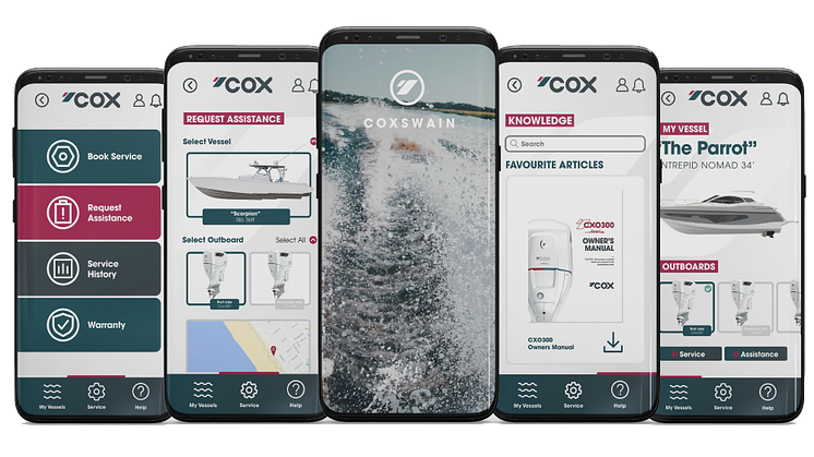 The Coxswain™ app is a boating technology first