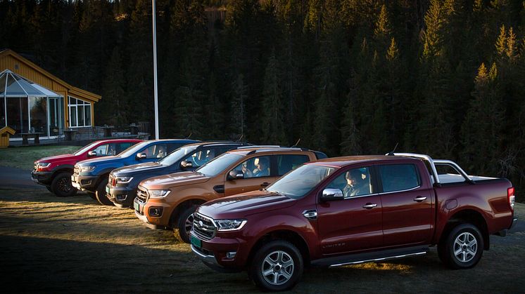 Ford Ranger Mest solgte pickup 2020