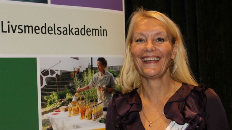 Lotta Törner, vd för Livsmedelsakademin, foto: Sara Fredström