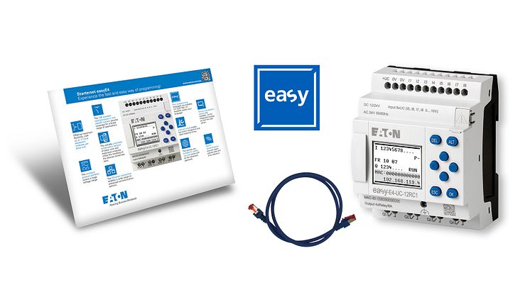 ​Eatons nya flerfunktionsrelä EasyE4 - kan integreras i IIoT