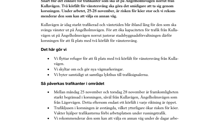 Snart enklare passera starkt trafikerad korsning