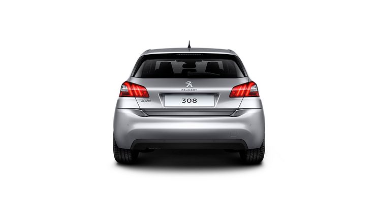 Nya Peugeot 308 med sina distinkta bakljus