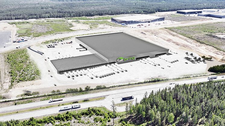 Den nya terminalen blir nästan 32 000 kvadratmeter.