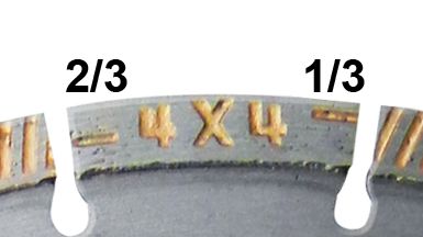 4x4 Explorer+ - Förslitningsindikator