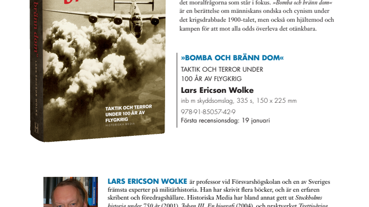 Ny bok om bombkrigets historia