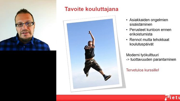 Valmentajaesittelyssä Rami Rajakallio