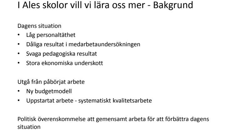 Lärarna bygger den nya skolan i Ale