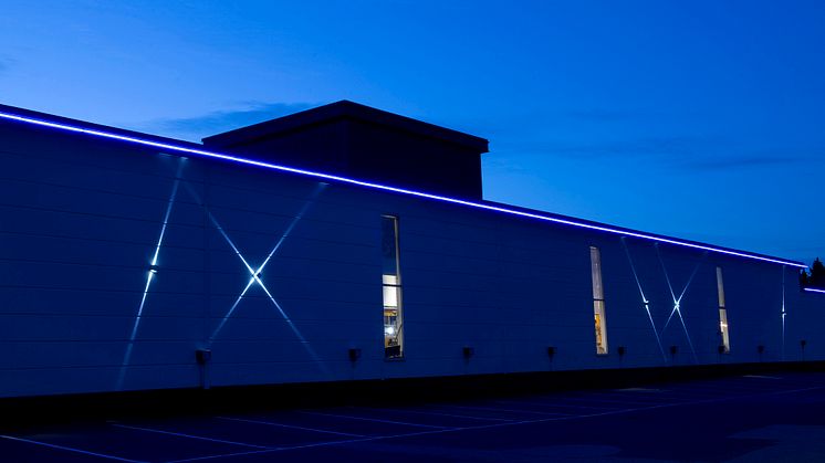 Outdoor factory facade