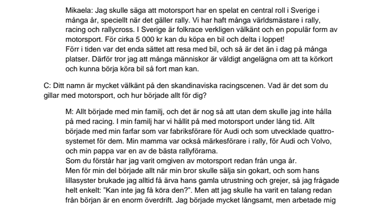 ”Kan inte jag få köra den?”