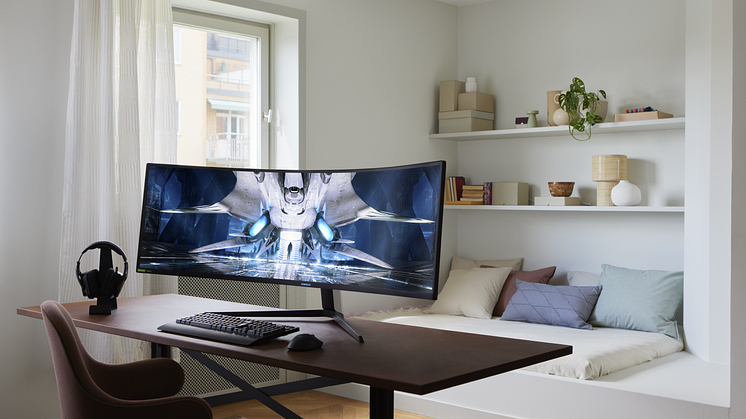 Samsung presenterar nya gamingskärmen Odyssey Neo G9