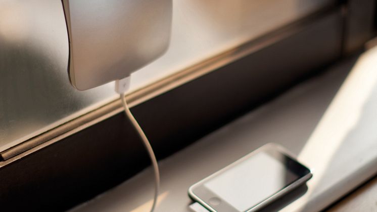 Fönsterladdare för smartphones 