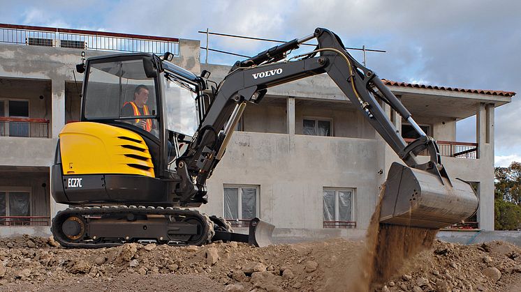 Volvo EC27C minigrävare
